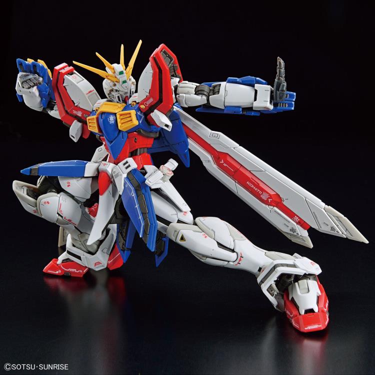 Mobile Fighter G Gundam RG God Gundam 1/144 Scale Model Kit Gallery Image 9