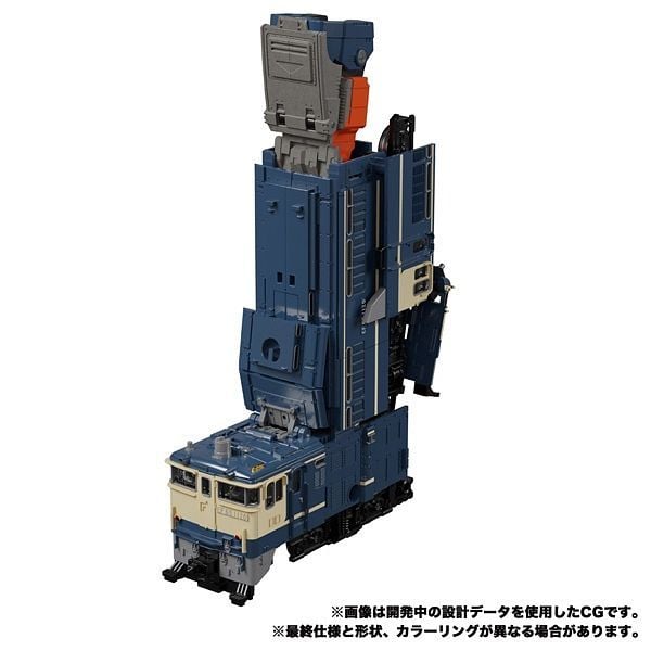 Transformers Masterpiece G MPG-02 Trainbot Getsuei (Raiden Combiner) Gallery Image 8