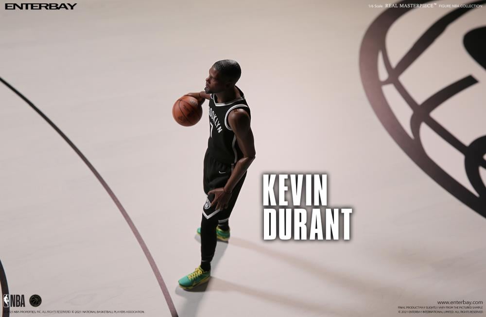 NBA Real Masterpiece Kevin Durant (Brooklyn Nets Home) 1/6 Scale