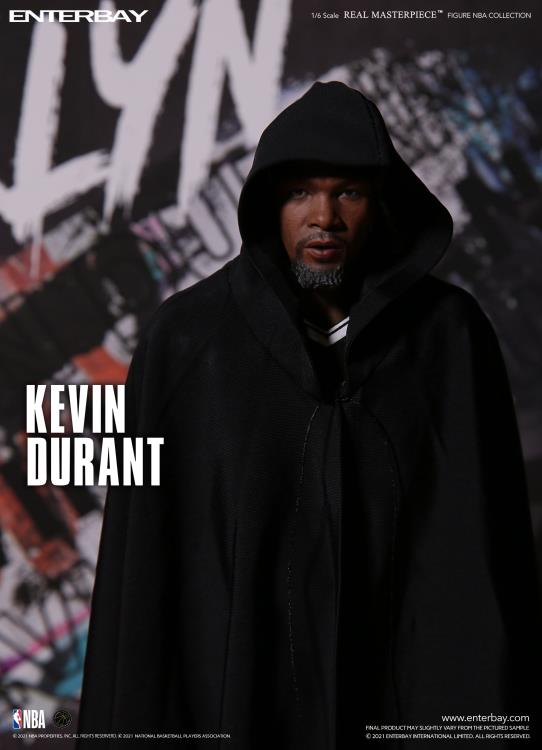 NBA Real Masterpiece Kevin Durant (Brooklyn Nets Home) 1/6 Scale Action Figure Gallery Image 11