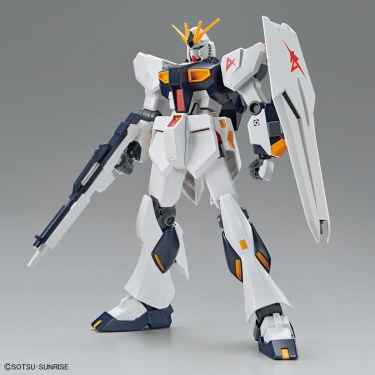 Mobile Suit Gundam: Char's Counterattack Entry Grade Nu Gundam 1/144 Scale Model Kit Gallery Image 4