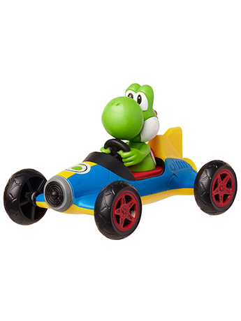 Super Mario Kart Racers Yoshi In Mach 8 Figure