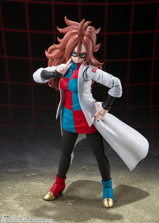 Dragon Ball FighterZ S.H.Figuarts Android 21 (Lab Coat) Exclusive Action Figure Gallery Image 4