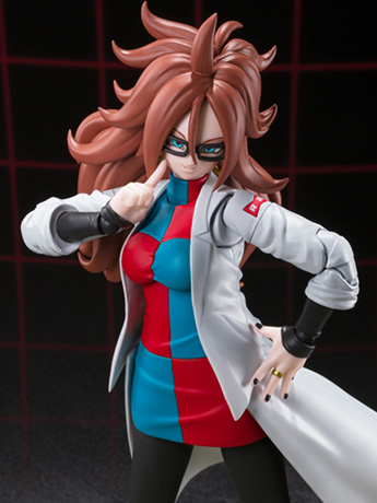 Dragon Ball FighterZ S.H.Figuarts Android 21 (Lab Coat) Exclusive Action Figure Gallery Image 2
