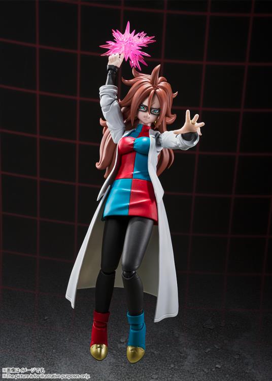 Dragon Ball FighterZ S.H.Figuarts Android 21 (Lab Coat) Exclusive Action Figure Gallery Image 7