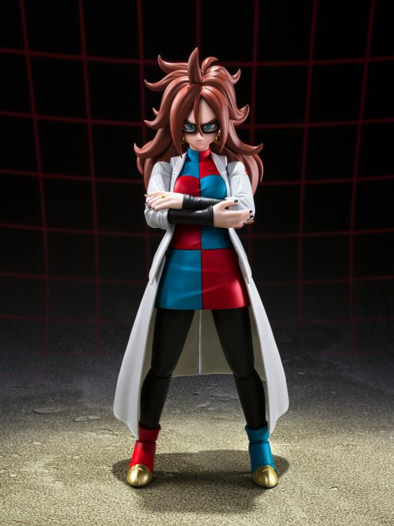 Dragon Ball FighterZ S.H.Figuarts Android 21 (Lab Coat) Exclusive Action Figure Gallery Image 3