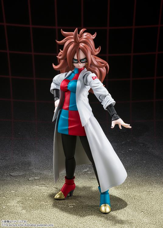 Dragon Ball FighterZ S.H.Figuarts Android 21 (Lab Coat) Exclusive Action Figure Gallery Image 5
