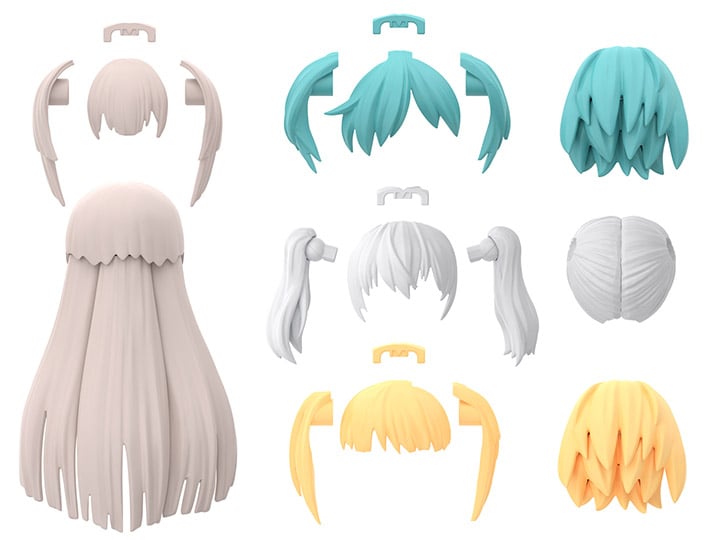 30 Minutes Sisters Option Hair Style Parts Vol. 5 Set of 4 Accessory Kits Gallery Image 1