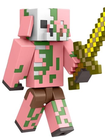 Minecraft Build-A-Portal Zombified Piglin Figure Gallery Image 2