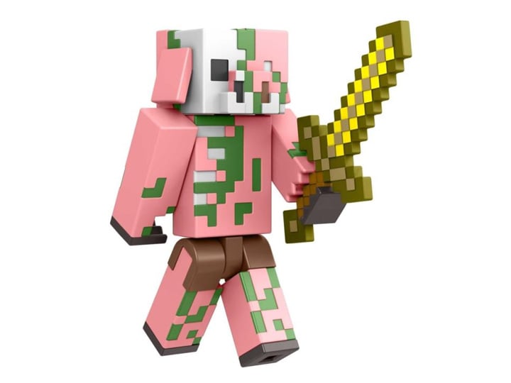 Minecraft Build-A-Portal Zombified Piglin Figure Gallery Image 1