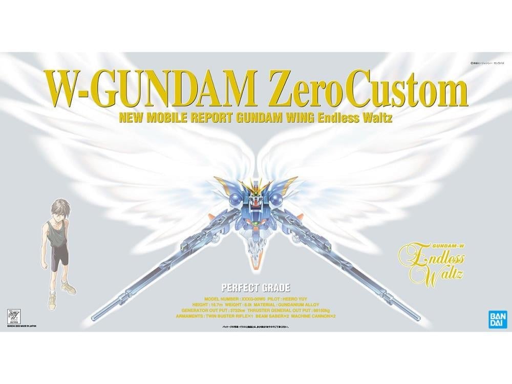 Gundam Wing: Endless Waltz PG Wing Gundam Zero Custom 1/60 Scale Model Kit Gallery Image 17