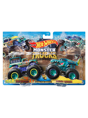Hot Wheels Monster Trucks Demolition Doubles Wrexplorer vs Mega Wrex Gallery Image 2
