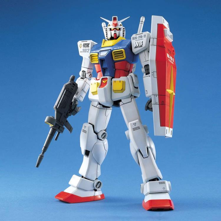 Mobile Suit Gundam MG Gundam RX-78-2 (Ver.1.5) 1/100 Scale Model Kit Gallery Image 3