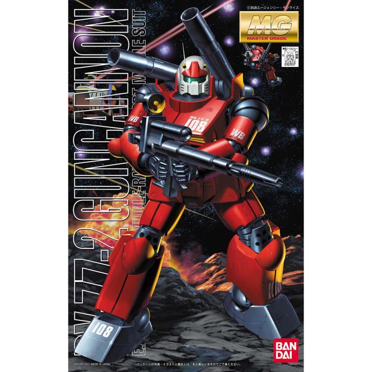 Mobile Suit Gundam MG RX-77-2 Guncannon 1/100 Scale Model Kit Gallery Image 6