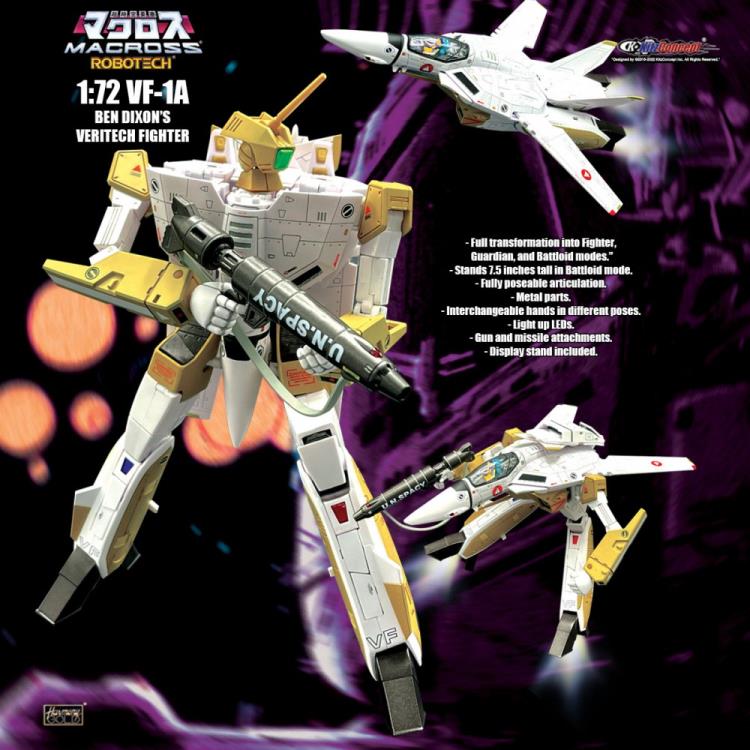 Macross VF-1A Ben Dixon's Veritech Fighter 1/72 Scale Figure Gallery Image 3