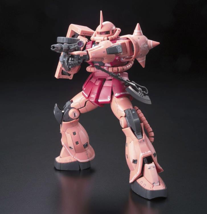 Mobile Suit Gundam RG MS-06S Char's Zaku II 1/144 Scale Model Kit (Reissue) Gallery Image 5