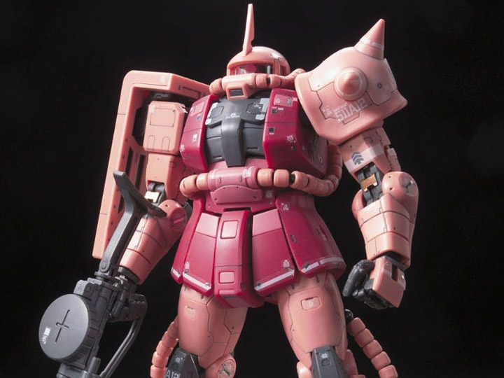 Mobile Suit Gundam RG MS-06S Char's Zaku II 1/144 Scale Model Kit (Reissue) Gallery Image 1