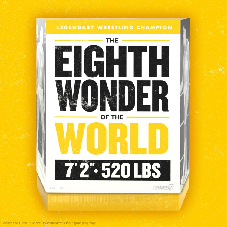 Andre the Giant (Yellow Trunks) ULTIMATES! Action Figure Gallery Image 8