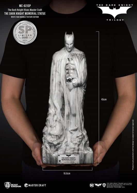The Dark Knight Rises Master Craft MC-021SP The Dark Knight Memorial (Faux Marble) Limited Edition Statue Gallery Image 16