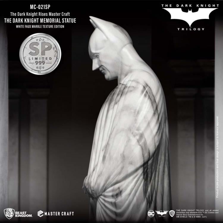 The Dark Knight Rises Master Craft MC-021SP The Dark Knight Memorial (Faux Marble) Limited Edition Statue Gallery Image 12