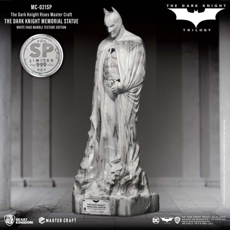 The Dark Knight Rises Master Craft MC-021SP The Dark Knight Memorial (Faux Marble) Limited Edition Statue Gallery Image 4