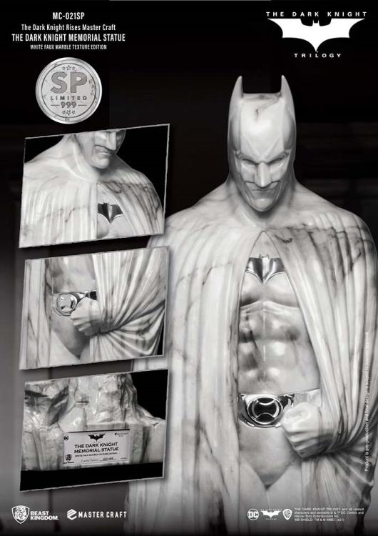 The Dark Knight Rises Master Craft MC-021SP The Dark Knight Memorial (Faux Marble) Limited Edition Statue Gallery Image 15
