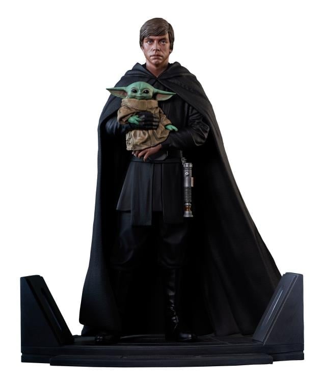 The Mandalorian Premier Collection Luke Skywalker & Grogu 1/7 Scale Limited Edition Statue Gallery Image 11