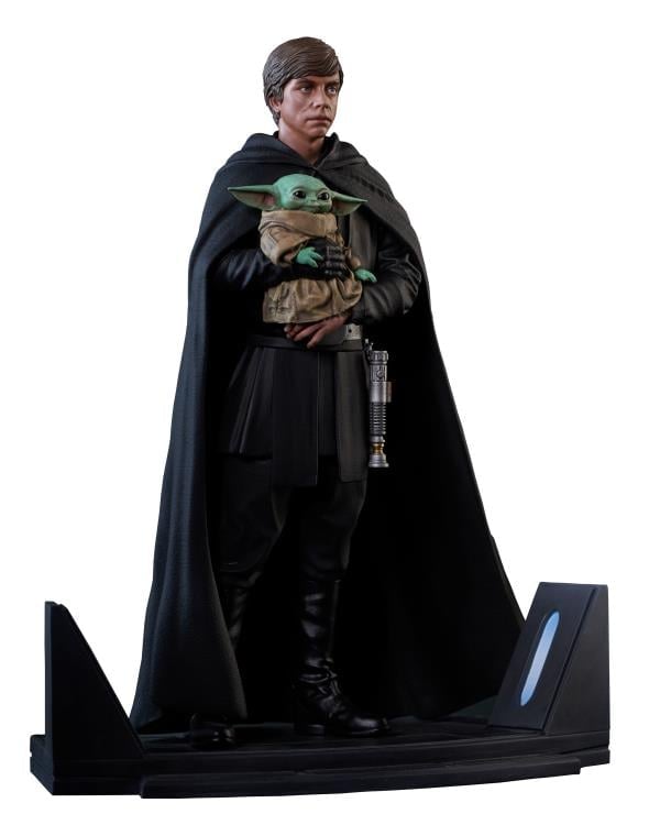 The Mandalorian Premier Collection Luke Skywalker & Grogu 1/7 Scale Limited Edition Statue Gallery Image 12