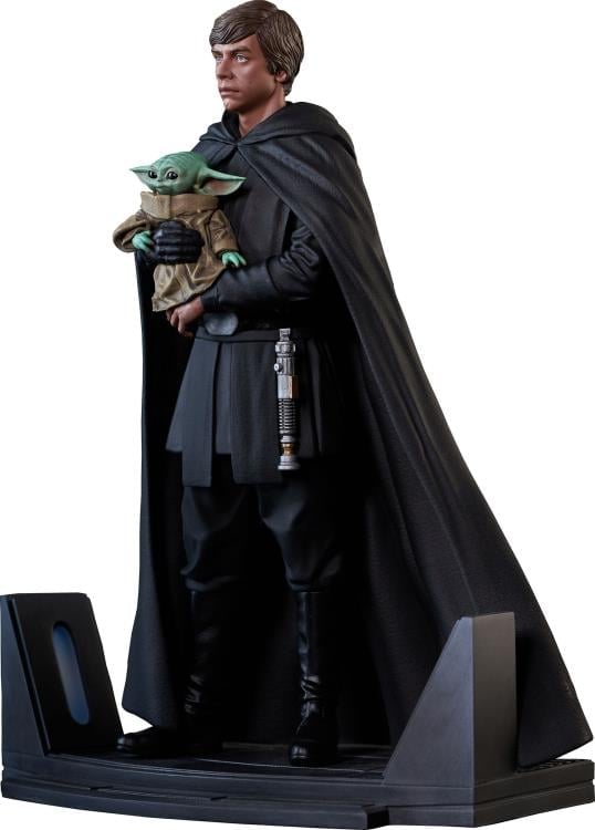 The Mandalorian Premier Collection Luke Skywalker & Grogu 1/7 Scale Limited Edition Statue Gallery Image 13
