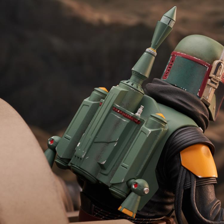 The Mandalorian Premier Collection Boba Fett on Throne 1/7 Scale Limited Edition Statue Gallery Image 11