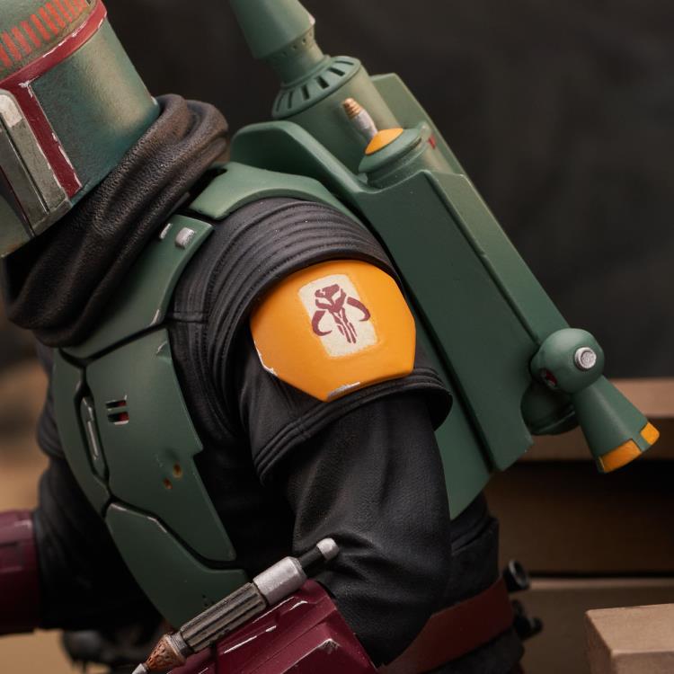 The Mandalorian Premier Collection Boba Fett on Throne 1/7 Scale Limited Edition Statue Gallery Image 8