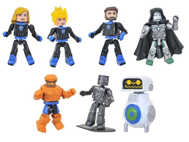 Marvel Minimates Fantastic Four Deluxe Box Set Gallery Image 1