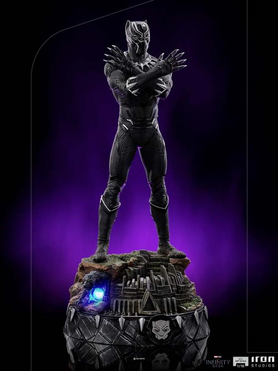 Avengers: Infinity Saga Black Panther 1/10 Deluxe Art Scale Limited Edition Statue Gallery Image 4