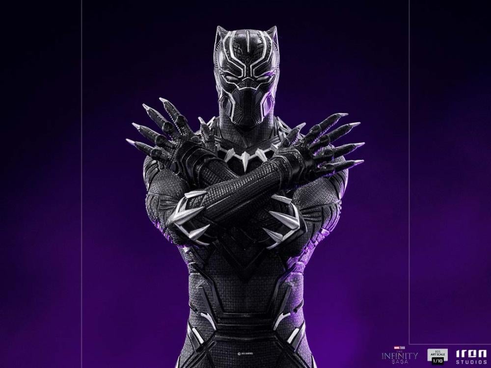 Avengers: Infinity Saga Black Panther 1/10 Deluxe Art Scale Limited Edition Statue Gallery Image 5