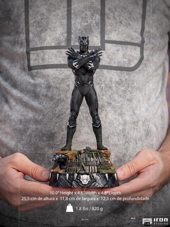 Avengers: Infinity Saga Black Panther 1/10 Deluxe Art Scale Limited Edition Statue Gallery Image 10