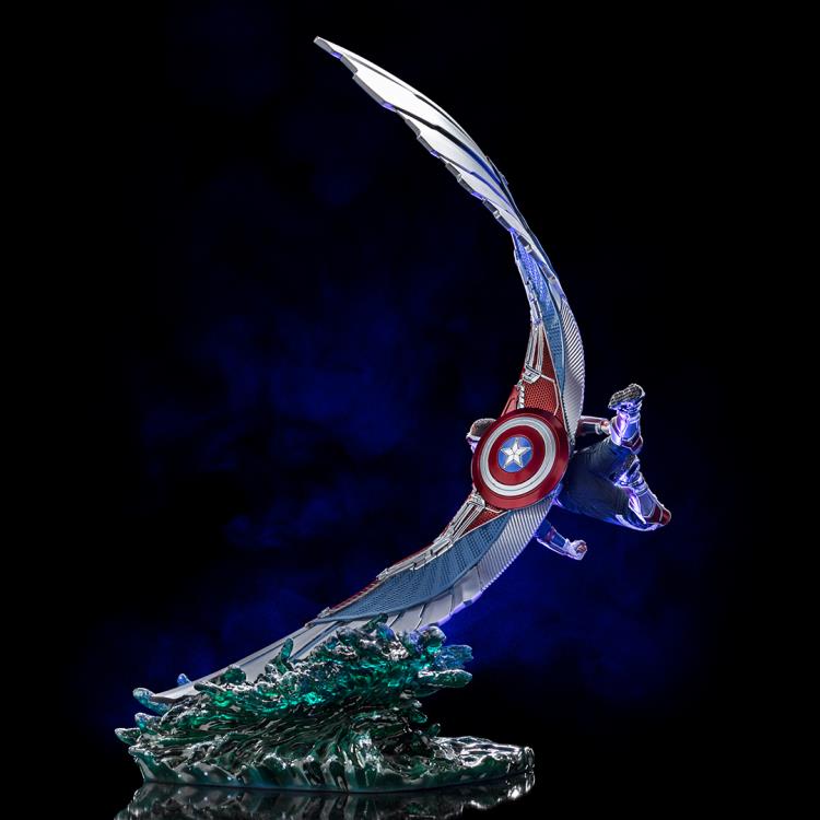 The Falcon and the Winter Soldier Battle Diorama Series Captain America Sam Wilson 1/10 Art Scale Limited Edition Statue Gallery Image 4