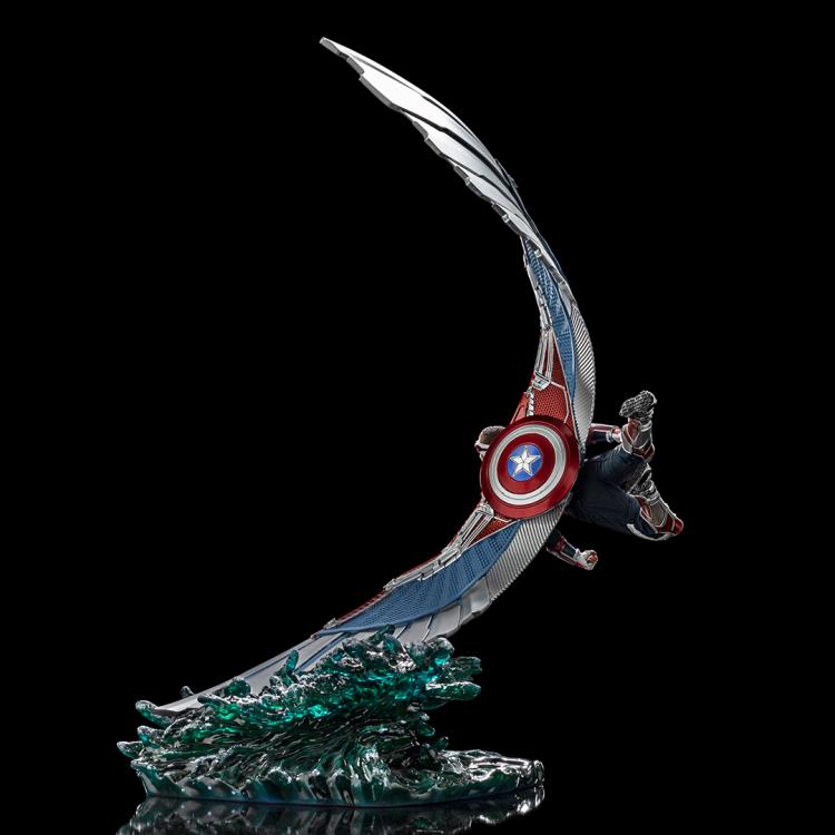 The Falcon and the Winter Soldier Battle Diorama Series Captain America Sam Wilson 1/10 Art Scale Limited Edition Statue Gallery Image 9