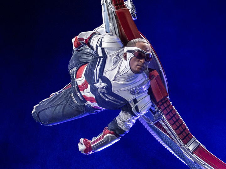 The Falcon and the Winter Soldier Battle Diorama Series Captain America Sam Wilson 1/10 Art Scale Limited Edition Statue Gallery Image 1