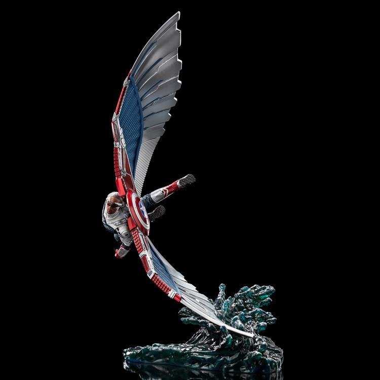 The Falcon and the Winter Soldier Battle Diorama Series Captain America Sam Wilson 1/10 Art Scale Limited Edition Statue Gallery Image 8