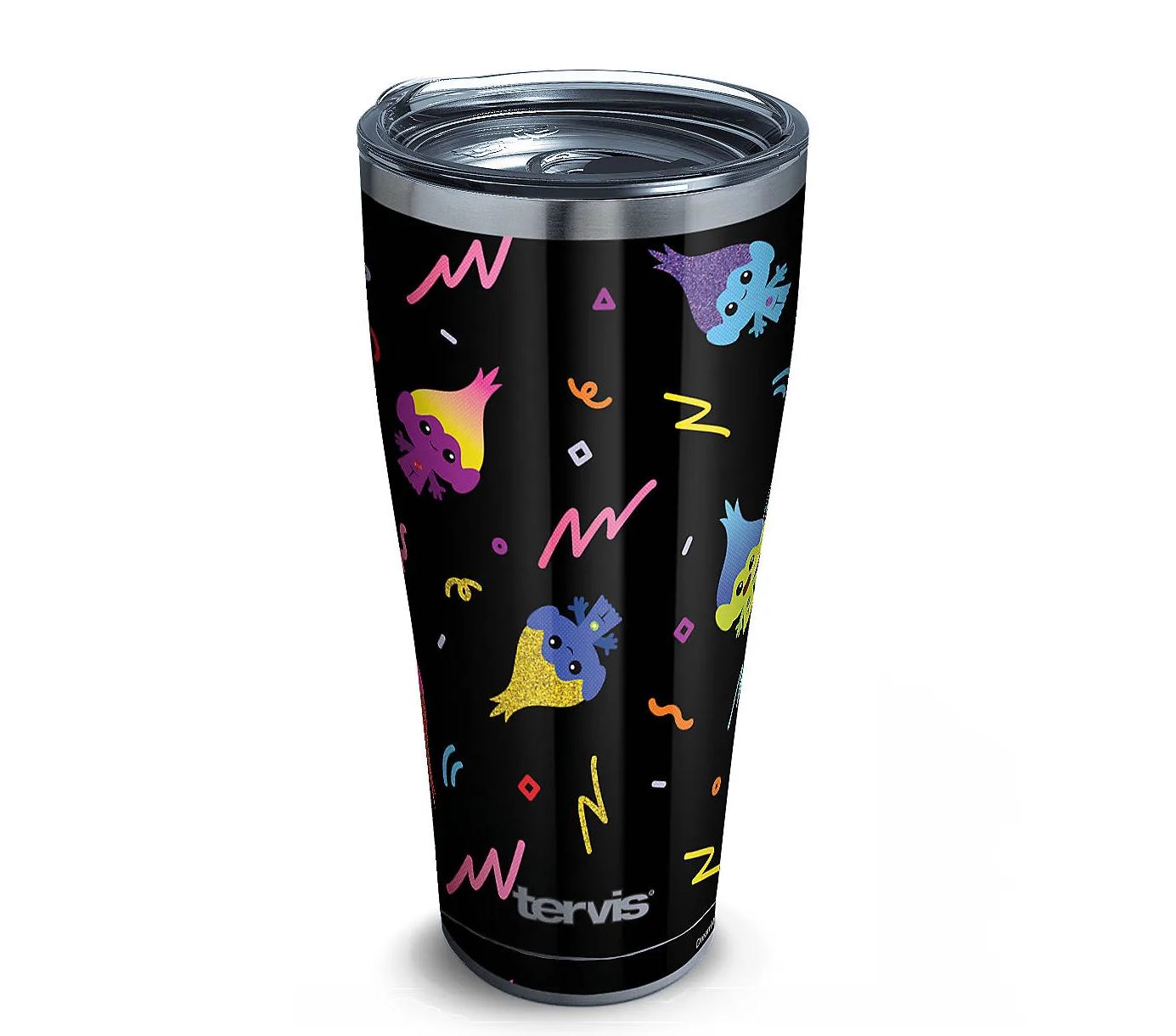 Trolls 1980's Vibe Stainless Steel Tumbler Gallery Image 1