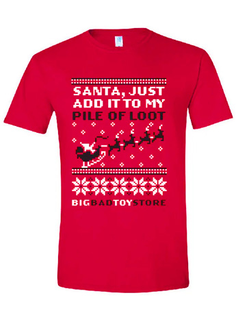 BigBadToyStore Ugly Sweater Holiday T-Shirt (Short-Sleeved) Gallery Image 2