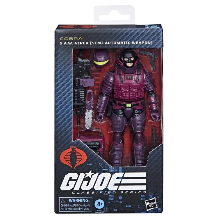 G.I. Joe Classified Series #147 Cobra S.A.W.-Viper (Semi-Automatic Weapon) Action Figure Gallery Image 2