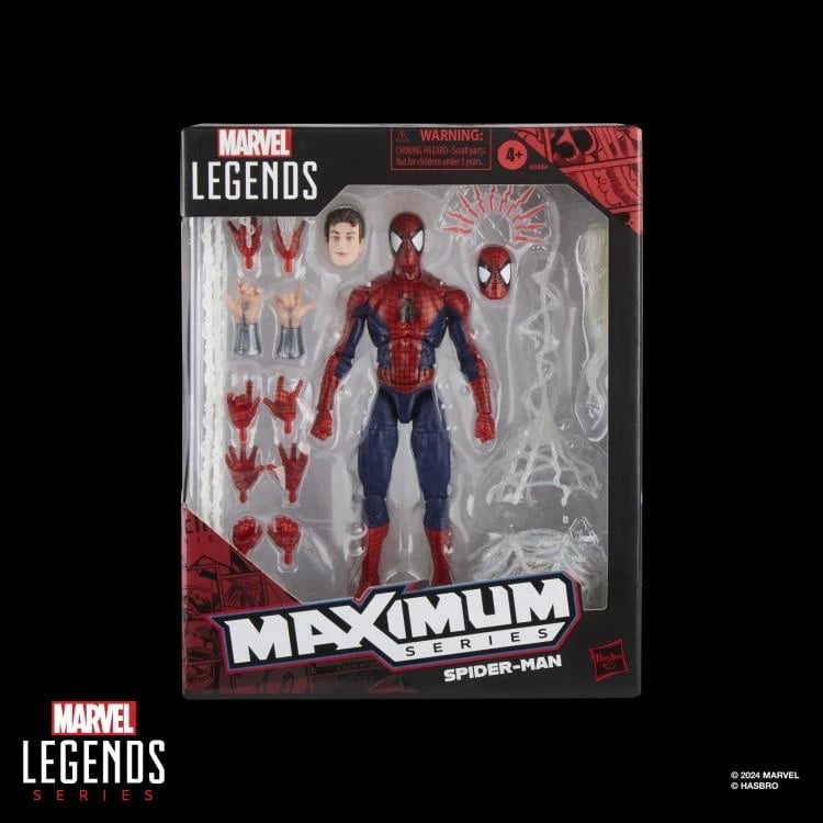 Marvel Legends Maximum Series Spider-Man Deluxe Action Figure Gallery Image 2