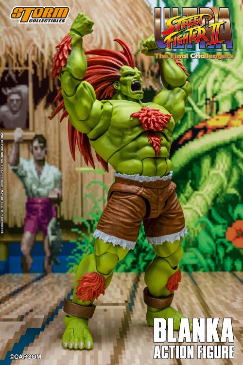 Ultra Street Fighter II: The Final Challengers Blanka 1/12 Scale Action Figure Gallery Image 2