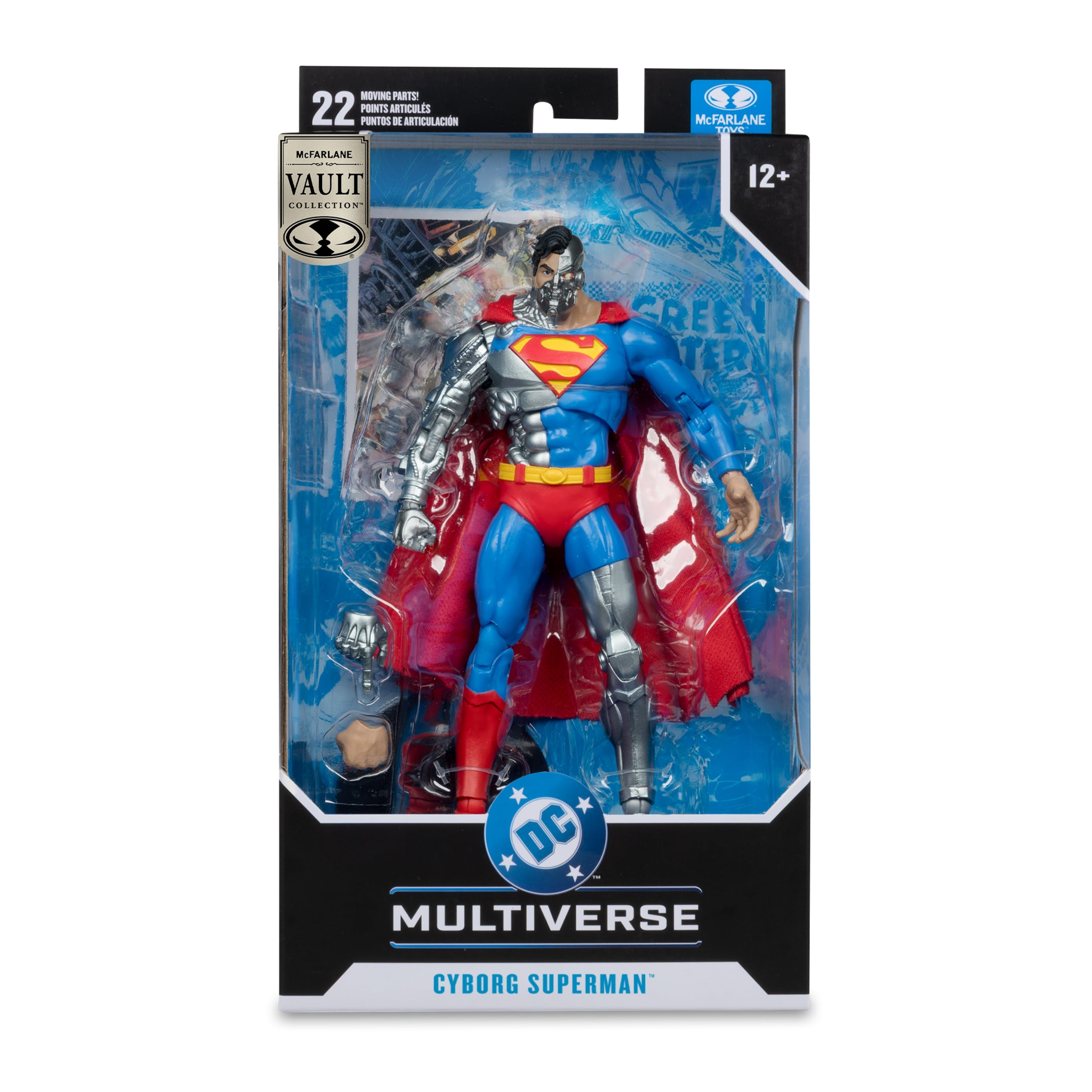 The Return of Superman DC Multiverse McFarlane Vault Collection Cyborg Superman Action Figure Gallery Image 2