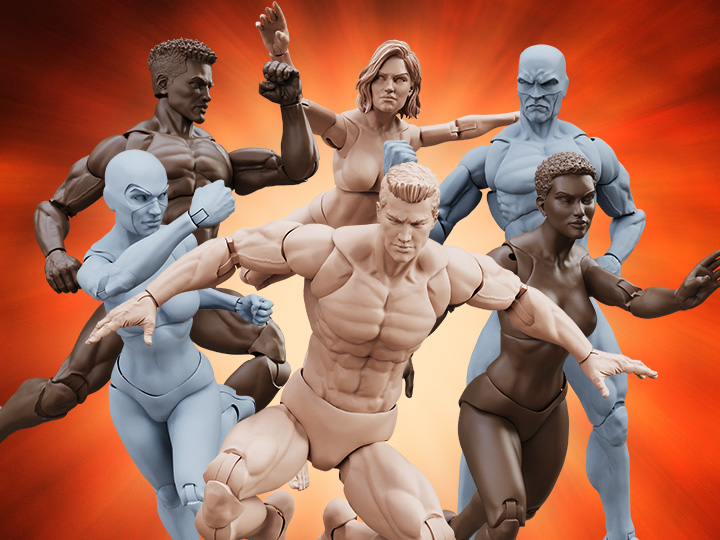 Epic H.A.C.K.S. Blanks 1/12 Scale Action Figures & More!
